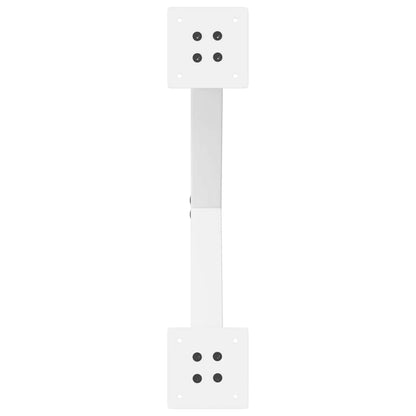 Coffee Table Legs X-Shaped 2 pcs White 50x(42-43) cm Steel