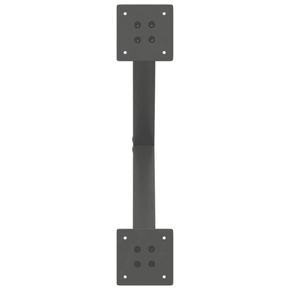 Coffee Table Legs X-Shaped 2 pcs Anthracite 50x(42-43) cm Steel
