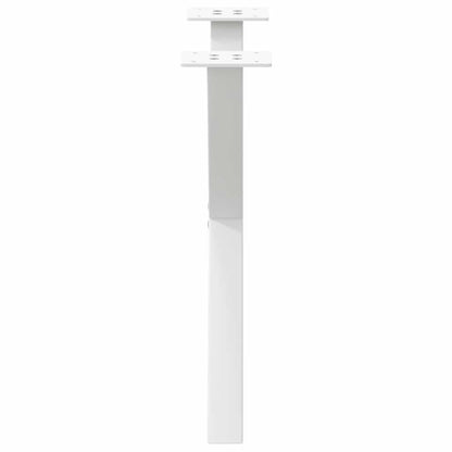 Coffee Table Legs X-Shaped 2 pcs White 60x(42-43) cm Steel