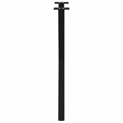 Dining Table Legs X-Shaped 2 pcs Black 50x(72-73) cm Steel