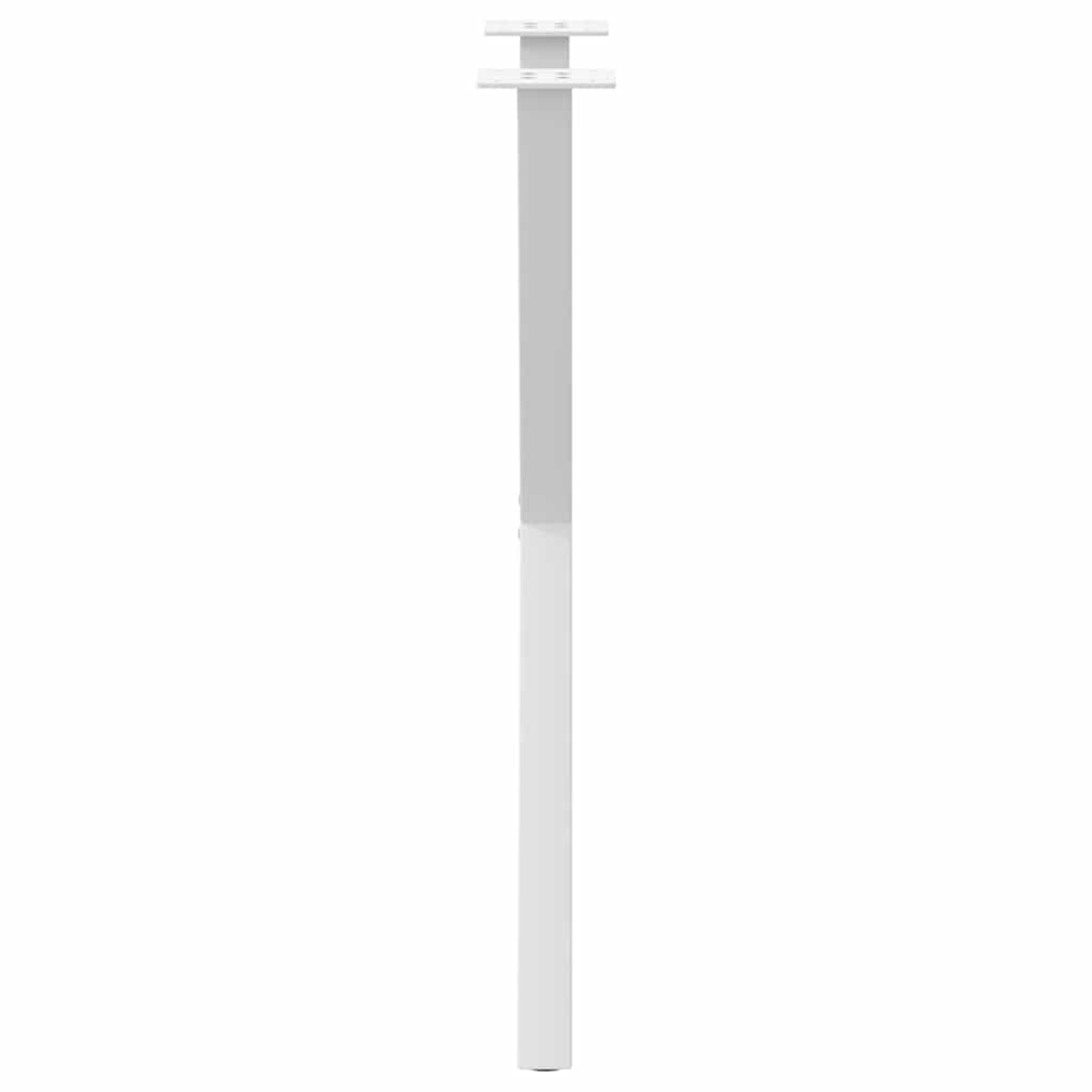 Dining Table Legs X-Shaped 2 pcs White 50x(72-73) cm Steel