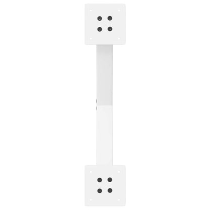 Dining Table Legs X-Shaped 2 pcs White 50x(72-73) cm Steel