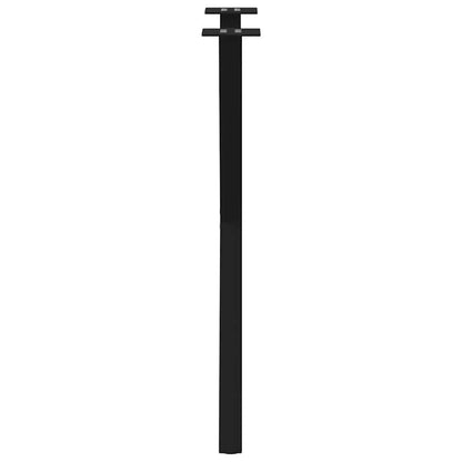 Dining Table Legs X-Shaped 2 pcs Black 57x(72-73) cm Steel