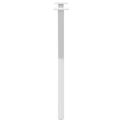 Dining Table Legs X-Shaped 2 pcs White 57x(72-73) cm Steel