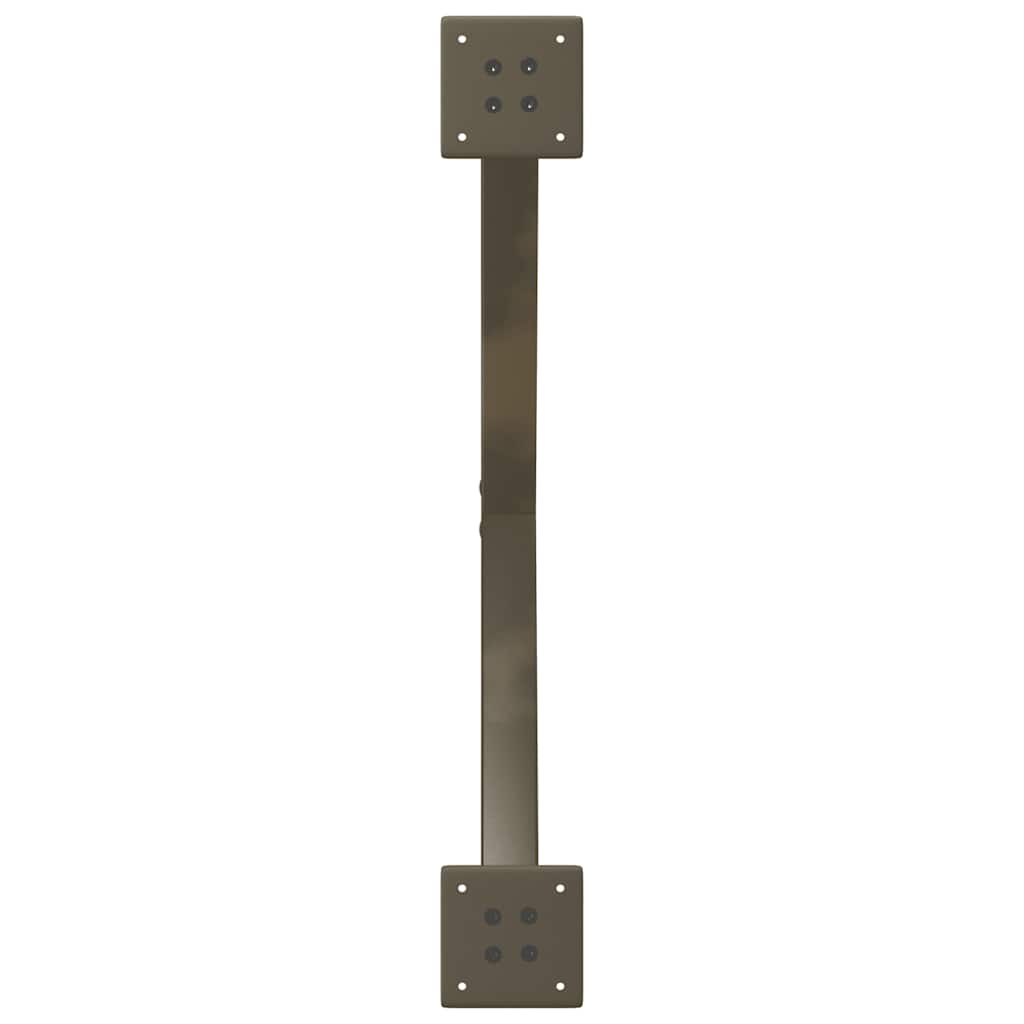 Dining Table Legs X-Shaped 2 pcs Natural Steel 70x(72-73) cm Steel