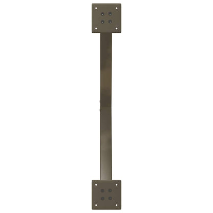 Dining Table Legs X-Shaped 2 pcs Natural Steel 70x(72-73) cm Steel