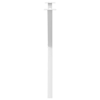 Dining Table Legs X-Shaped 2 pcs White 80x(72-73) cm Steel