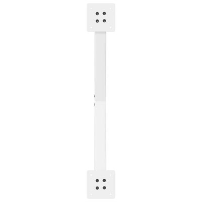 Dining Table Legs X-Shaped 2 pcs White 80x(72-73) cm Steel