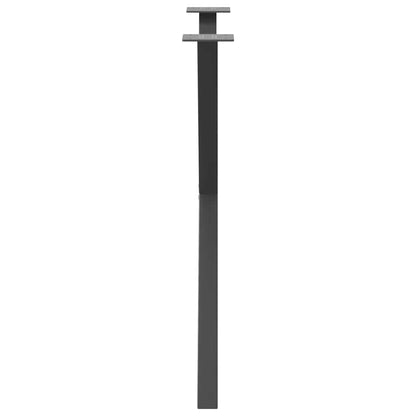 Dining Table Legs X-Shaped 2 pcs Anthracite 80x(72-73) cm Steel