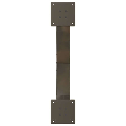 Coffee Table Legs X-Shaped 2 pcs Natural Steel 70x(30-31) cm Steel