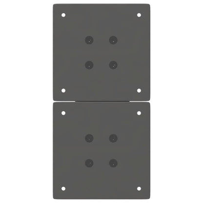 Coffee Table Legs X-Shaped 2 pcs Anthracite 28x(42-43) cm Steel