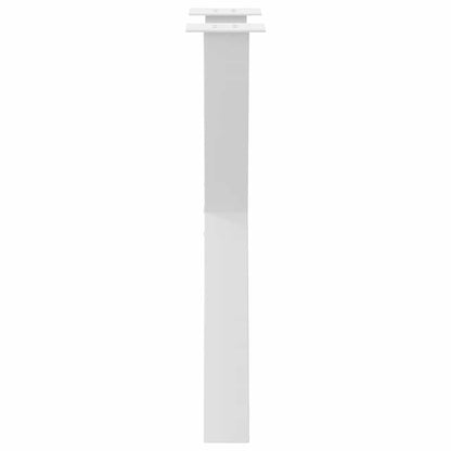 Dining Table Legs X-Shaped 2 pcs White 50x(72-73) cm Steel