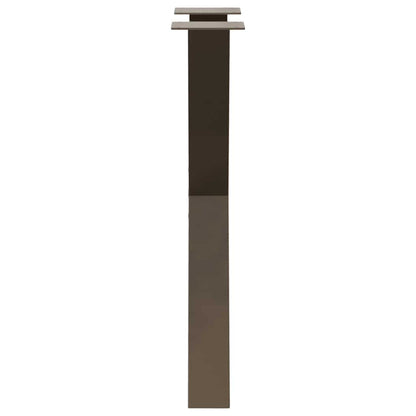Dining Table Legs X-Shaped 2 pcs Natural Steel 50x(72-73) cm Steel