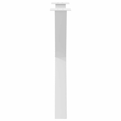 Dining Table Legs X-Shaped 3 pcs White 70x(72-73) cm Steel