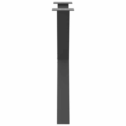 Dining Table Legs X-Shaped 3 pcs Anthracite 70x(72-73) cm Steel