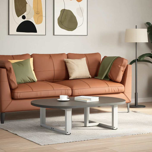 Coffee Table Legs T-Shaped 2 pcs White 60x25x(30-31) cm Steel