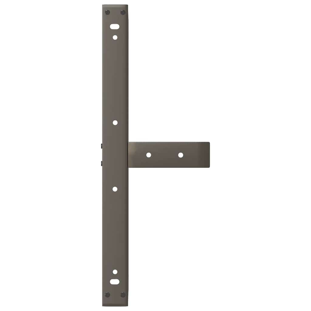 Coffee Table Legs T-Shaped 2 pcs Natural Steel 70x25x(30-31) cm Steel
