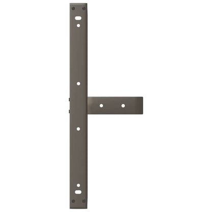 Coffee Table Legs T-Shaped 2 pcs Natural Steel 70x25x(30-31) cm Steel