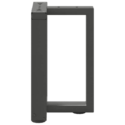 Coffee Table Legs T-Shaped 2 pcs Anthracite 28x25x(42-43) cm Steel