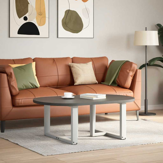 Coffee Table Legs T-Shaped 2 pcs White 70x25x(42-43) cm Steel