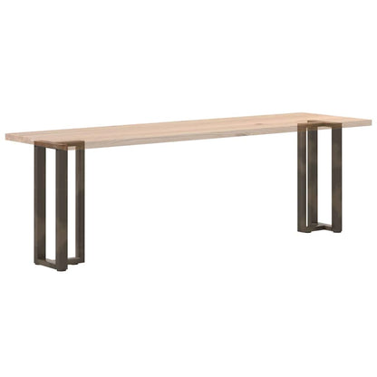 Console Table Legs T-Shaped 2 pcs Black 25x28x(72-73) cm Steel