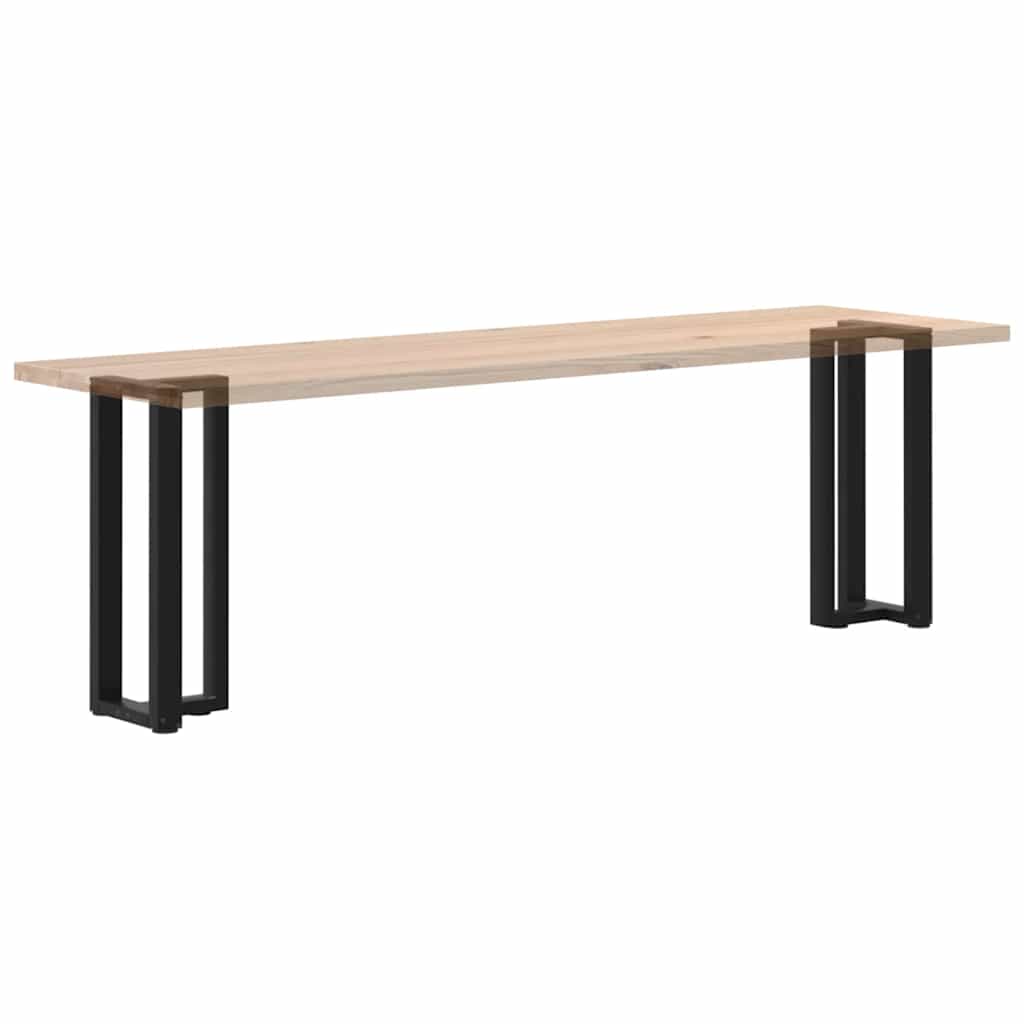 Console Table Legs T-Shaped 2 pcs Black 38x25x(72-73) cm Steel