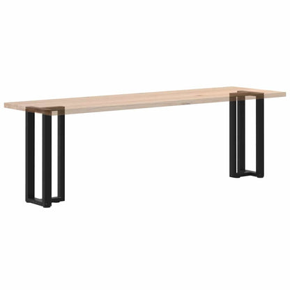 Console Table Legs T-Shaped 2 pcs Black 38x25x(72-73) cm Steel