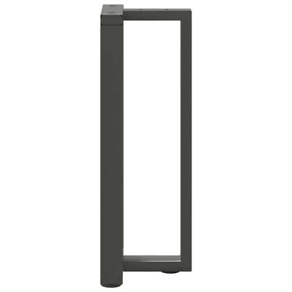 Console Table Legs T-Shaped 2 pcs Anthracite 38x25x(72-73) cm Steel