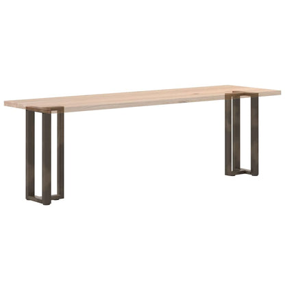 Console Table Legs T-Shaped 2 pcs Black 38x25x(72-73) cm Steel