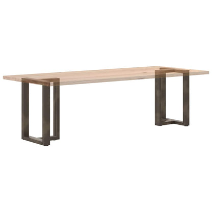 Dining Table Legs T-Shaped 2 pcs Black 60x35x(72-73) cm Steel
