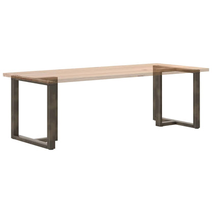 Dining Table Legs T-Shaped 2 pcs Black 80x35x(72-73) cm Steel