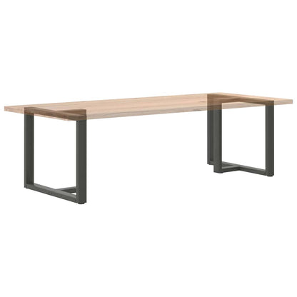 Dining Table Legs T-Shaped 2 pcs Anthracite 90x35x(72-73) cm Steel