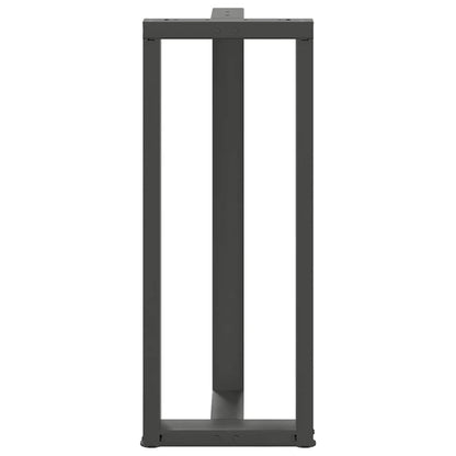 Bar Table Legs T-Shaped 2 pcs Anthracite 40x35x(100-101) cm Steel