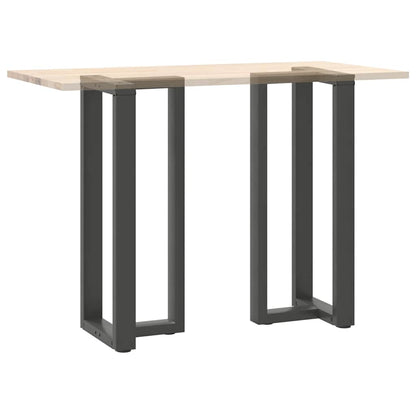 Bar Table Legs T-Shaped 2 pcs Anthracite 40x35x(100-101) cm Steel