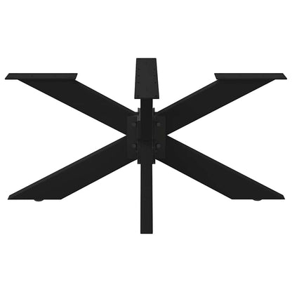 Coffee Table Leg Spider Shape Black 98x58x(42-43) cm Steel