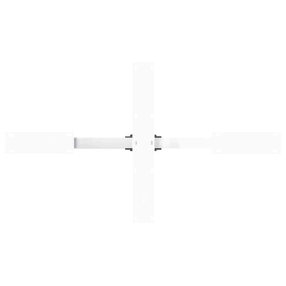 Coffee Table Leg Spider Shape White 98x58x(42-43) cm Steel