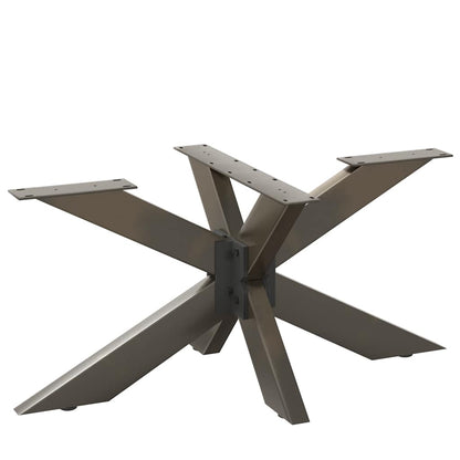 Coffee Table Leg Spider Shape Black 98x58x(42-43) cm Steel