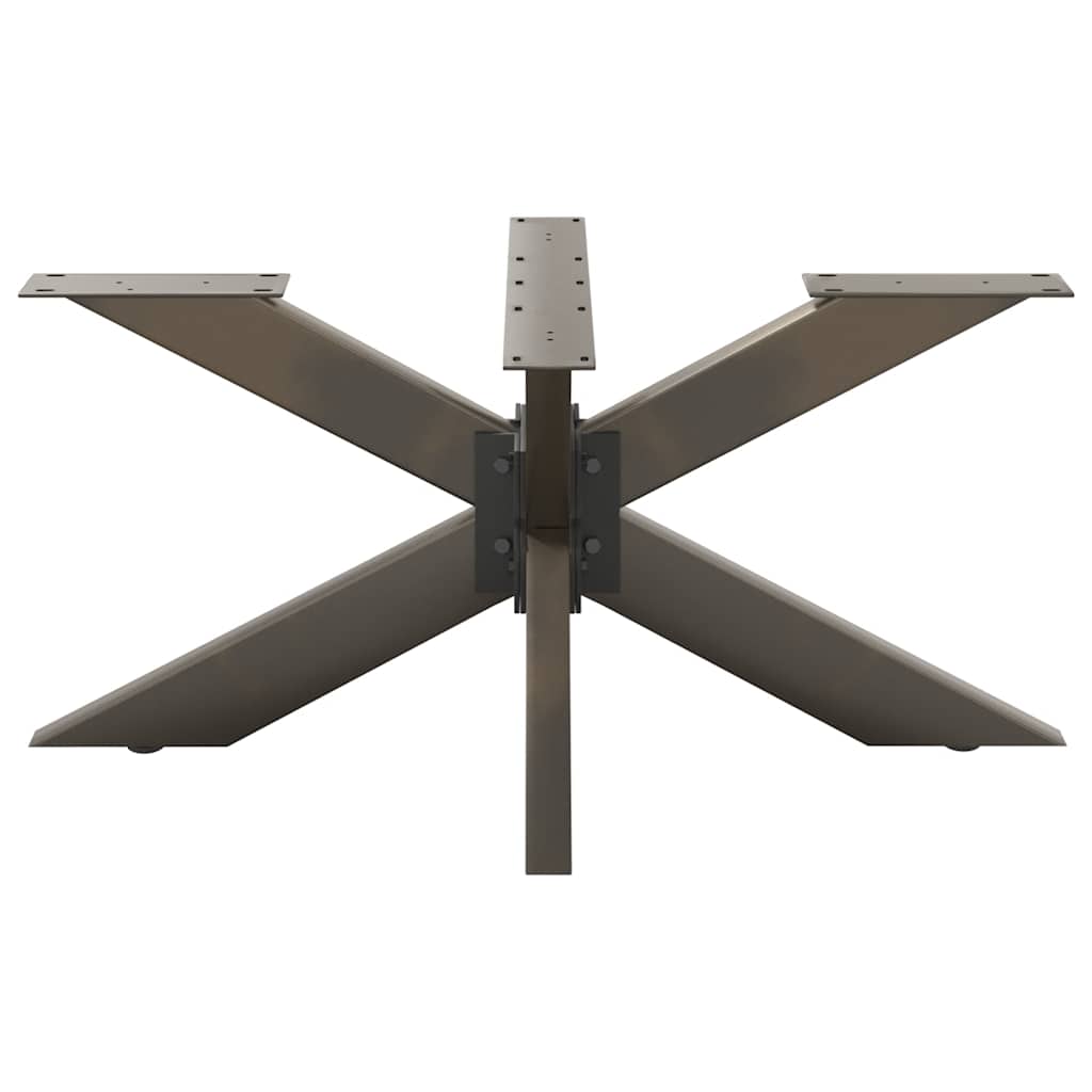 Coffee Table Leg Spider Shape Black 98x58x(42-43) cm Steel