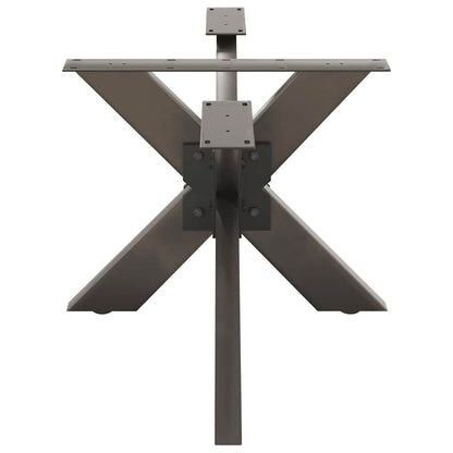 Coffee Table Leg Spider Shape Black 98x58x(42-43) cm Steel