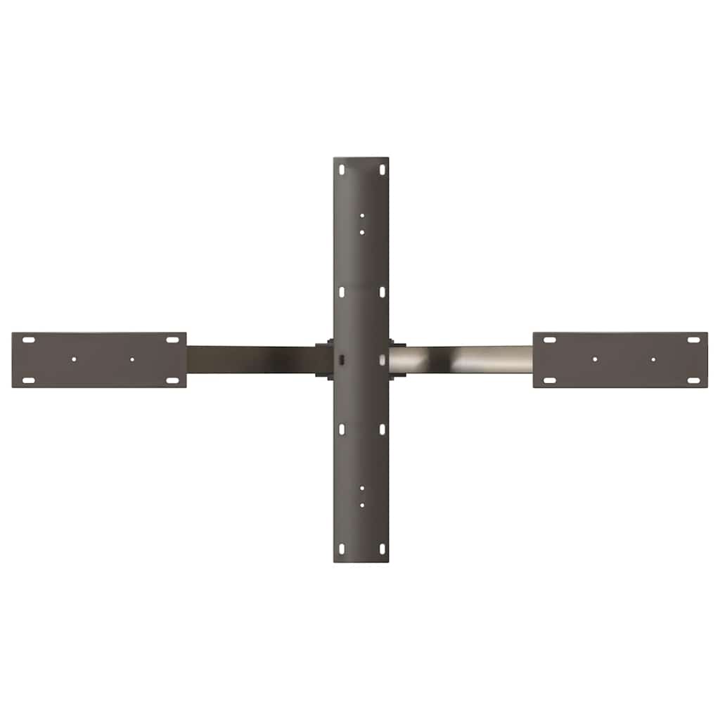 Coffee Table Leg Spider Shape Black 98x58x(42-43) cm Steel