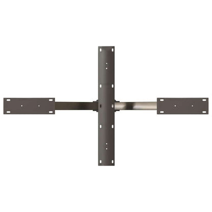 Coffee Table Leg Spider Shape Black 98x58x(42-43) cm Steel