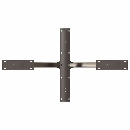 Coffee Table Leg Spider Shape Black 98x58x(42-43) cm Steel