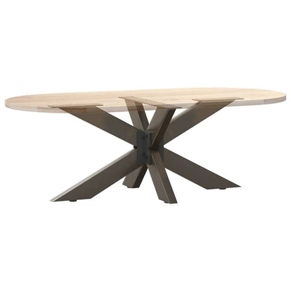 Coffee Table Leg Spider Shape Black 98x58x(42-43) cm Steel