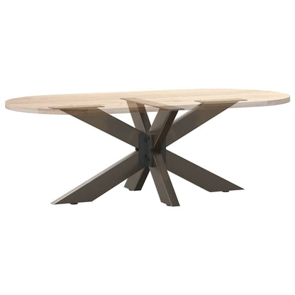 Coffee Table Leg Spider Shape Black 98x58x(42-43) cm Steel