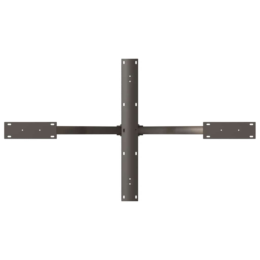 Dining Table Leg Spider Shape Black 120x68x(72-73) cm Steel