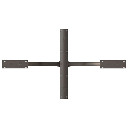 Dining Table Leg Spider Shape Black 120x68x(72-73) cm Steel