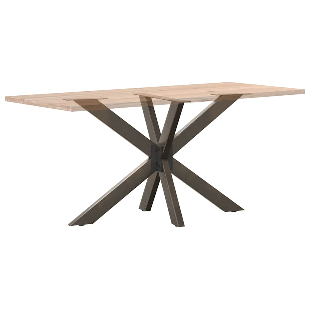 Dining Table Leg Spider Shape Black 120x68x(72-73) cm Steel
