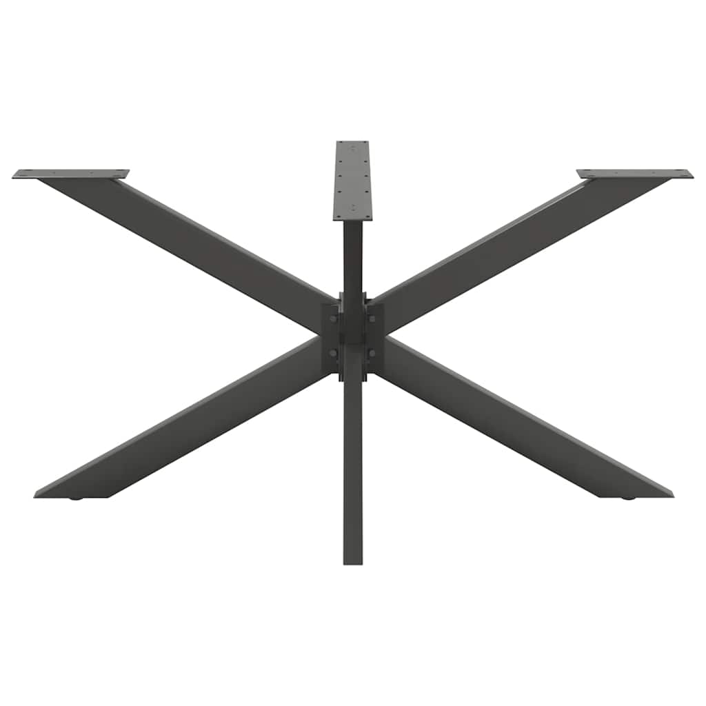 Dining Table Leg Spider Shape Anthracite 150x78x(72-73) cm Steel
