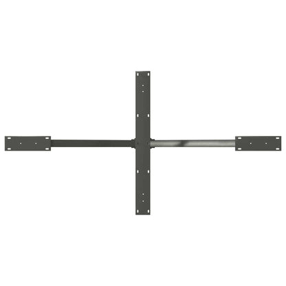 Dining Table Leg Spider Shape Anthracite 150x78x(72-73) cm Steel