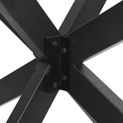 Dining Table Leg Spider Shape Anthracite 150x78x(72-73) cm Steel